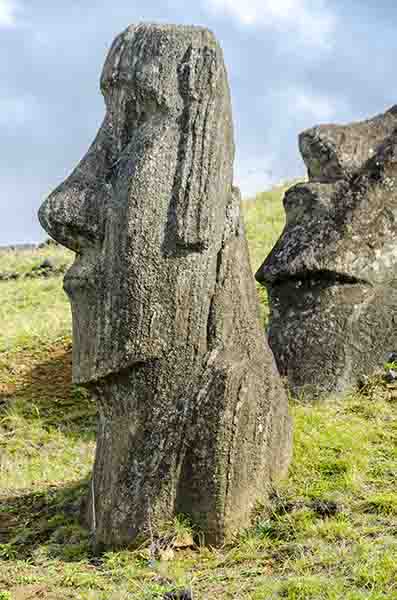 15 - Chile - isla de Rapa Nui o Pascua - Rano Raraku